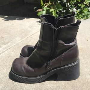 Esprit vintage zip up boots size 8.5